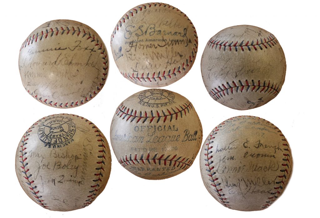 1929 Philadelphia Athletics autograph signed baseball