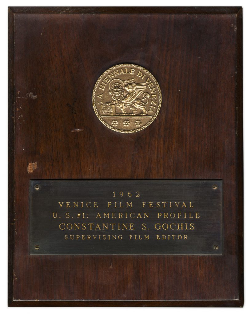 Venice Film Festival award