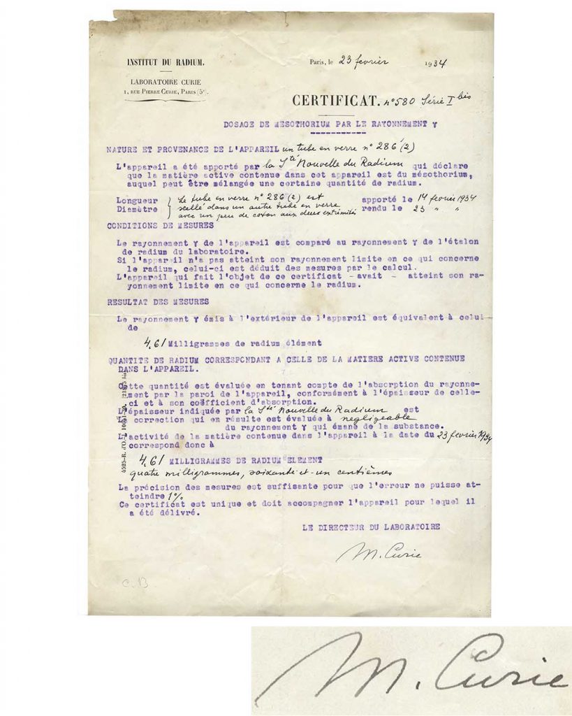 Augustin Jean Fresnel autograph