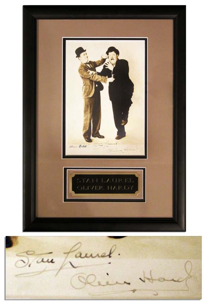 Charlie Chaplin autograph letter signed