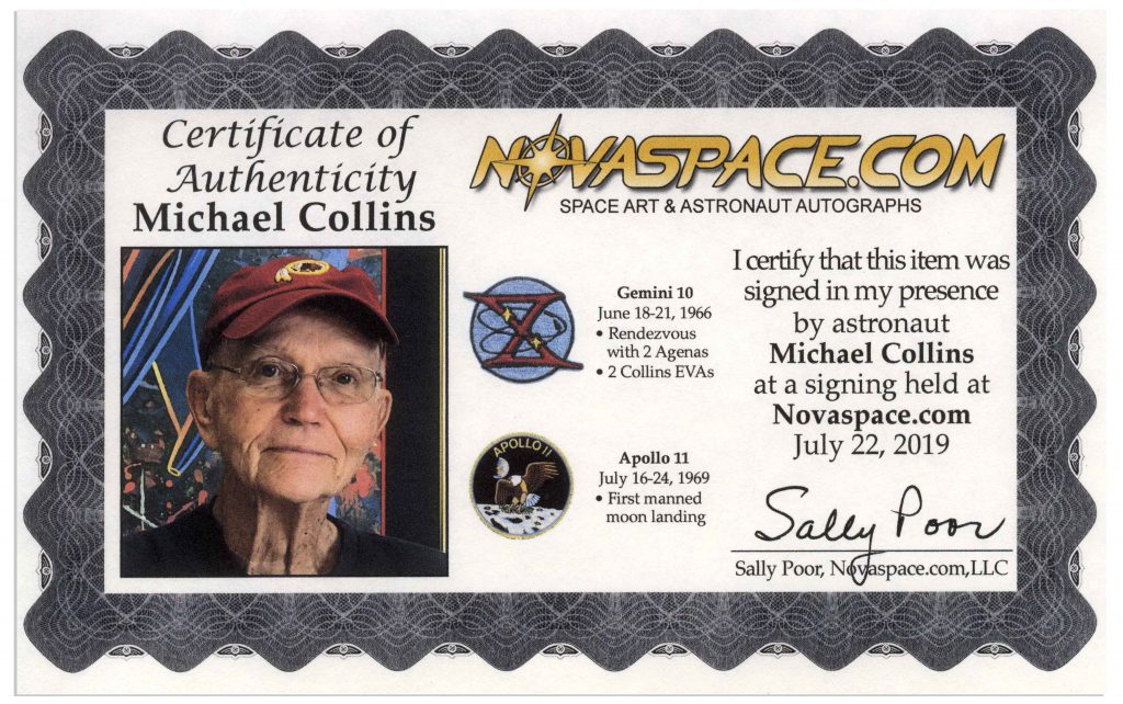 Buzz Aldrin Michael Collins 16" x 20" Apollo 11 signed photo