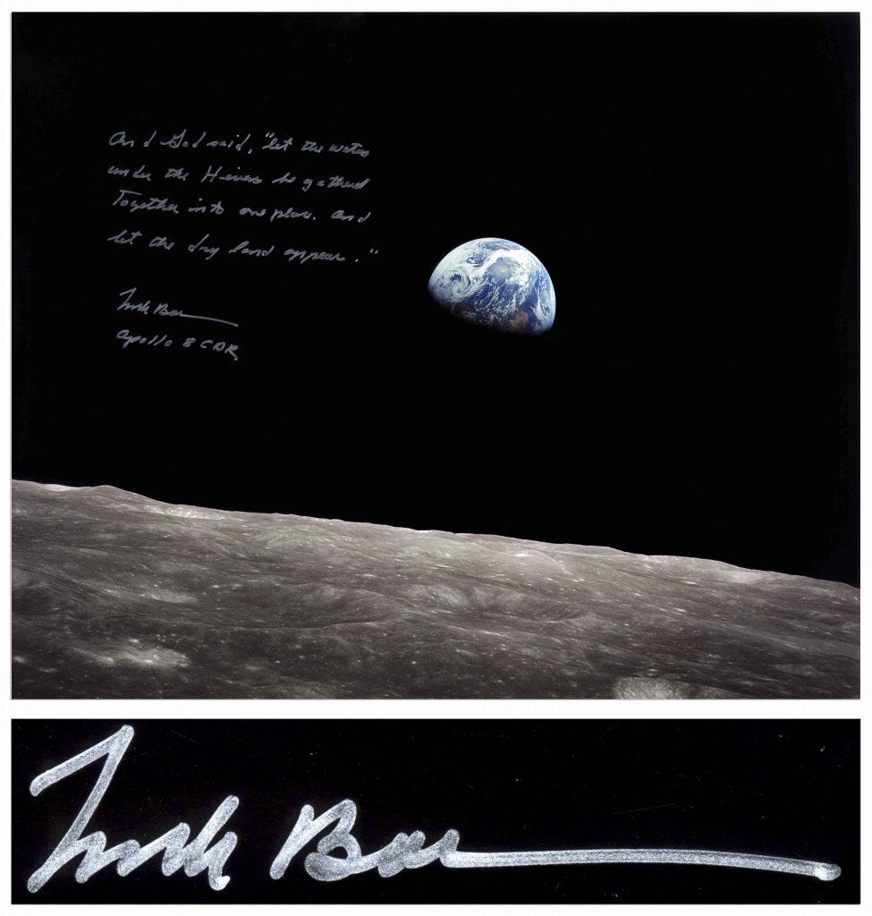 Apollo 8 Frank Borman 16" x 20" signed photo