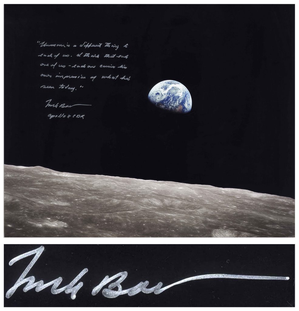 Apollo 8 Frank Borman 16" x 20" signed photo