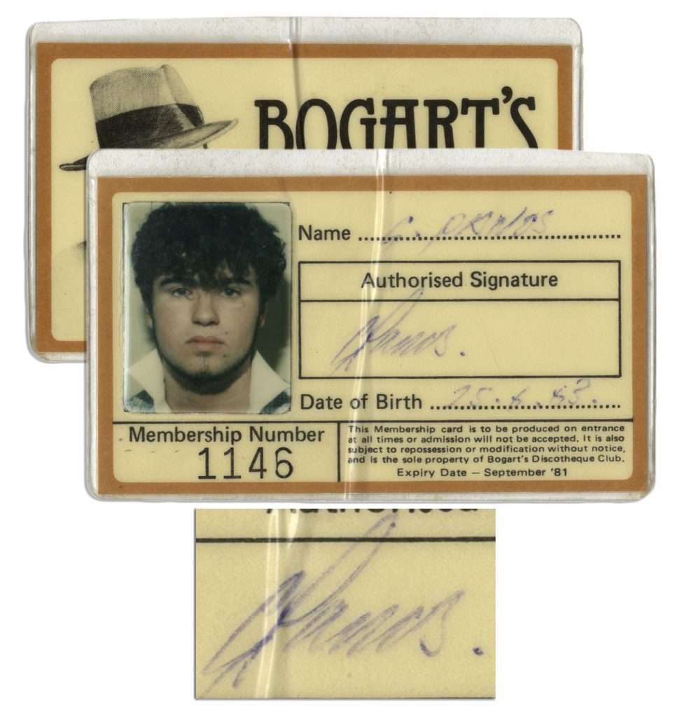 George Panos Panayiotou Michael autograph