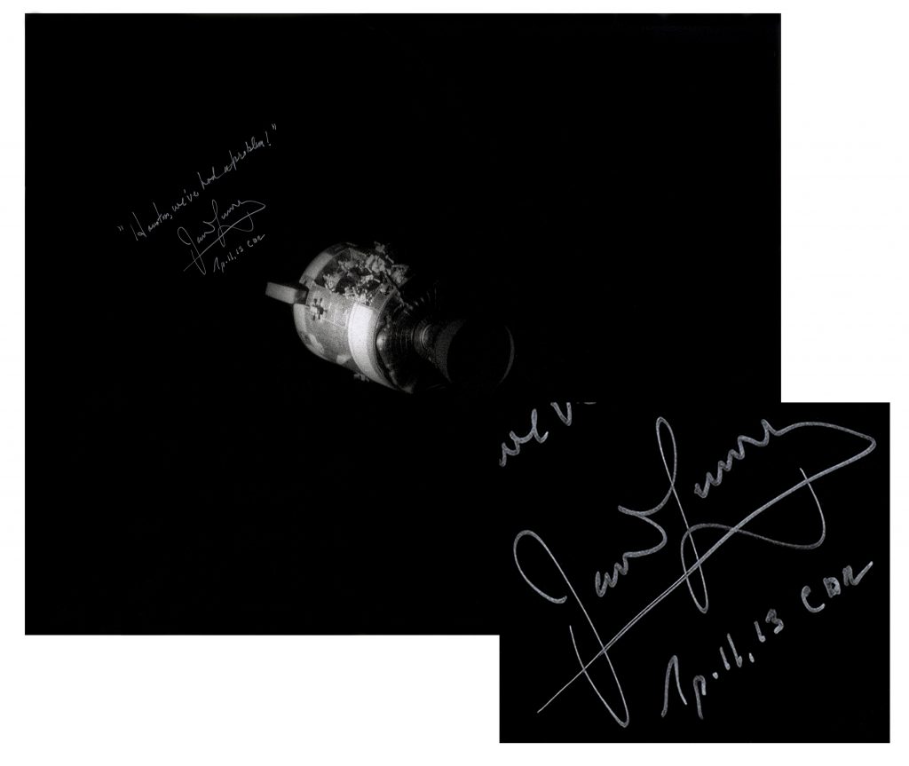 Apollo 8 James Lovell 16" x 20" signed photo