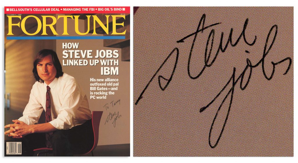 Steve Jobs Apple business card