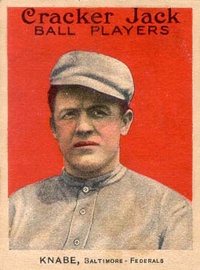 1915 Cracker Jack Otto Knabe #1 PSA 8
