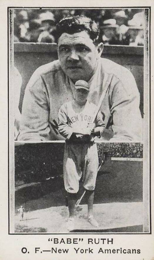 1922 E121 American Caramel Babe Ruth Photo Montage PSA 9