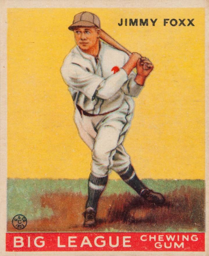 1933 Goudey Jimmy Foxx #29 PSA 8