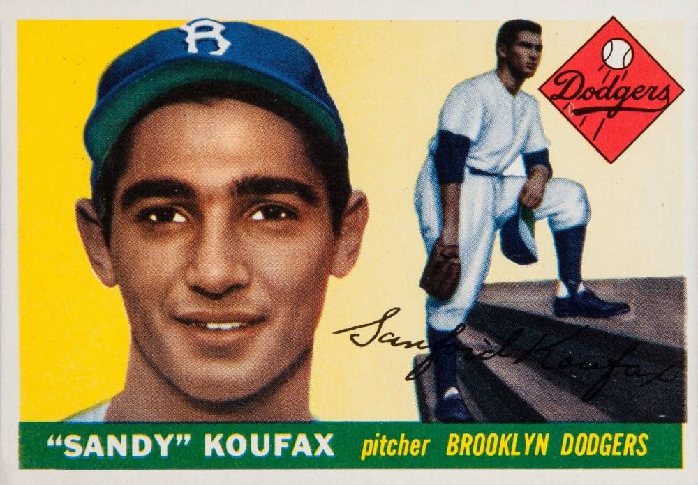 1955 Topps Sandy Koufax #123 PSA 8.5