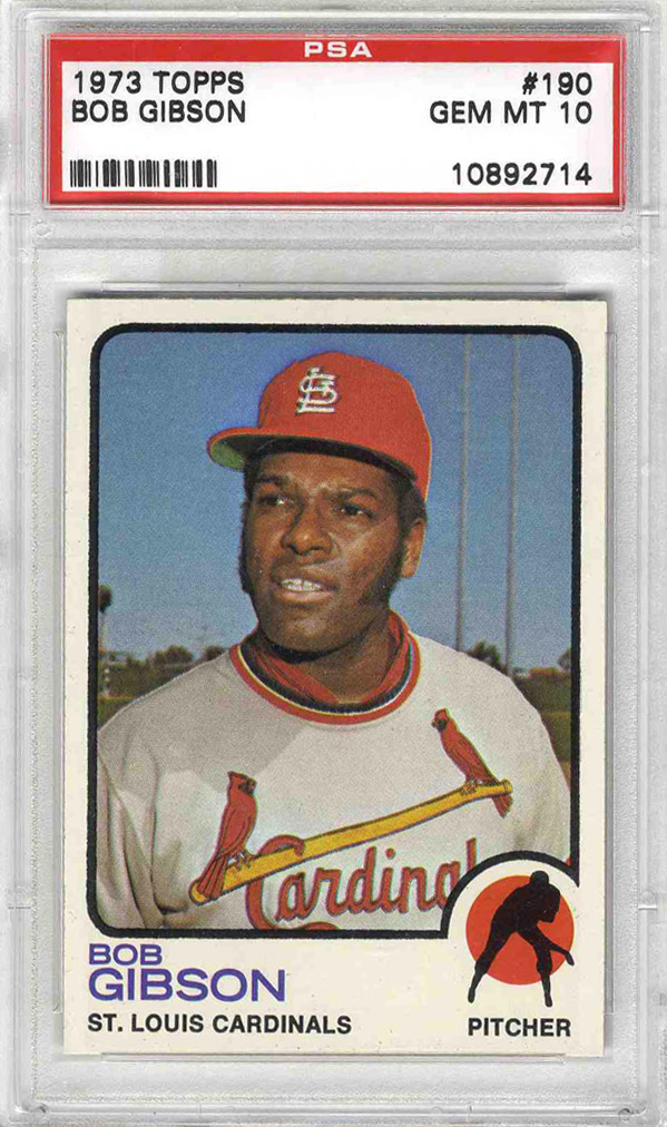 Bob Gibson Game Worn St Louis Cardinals Jersey