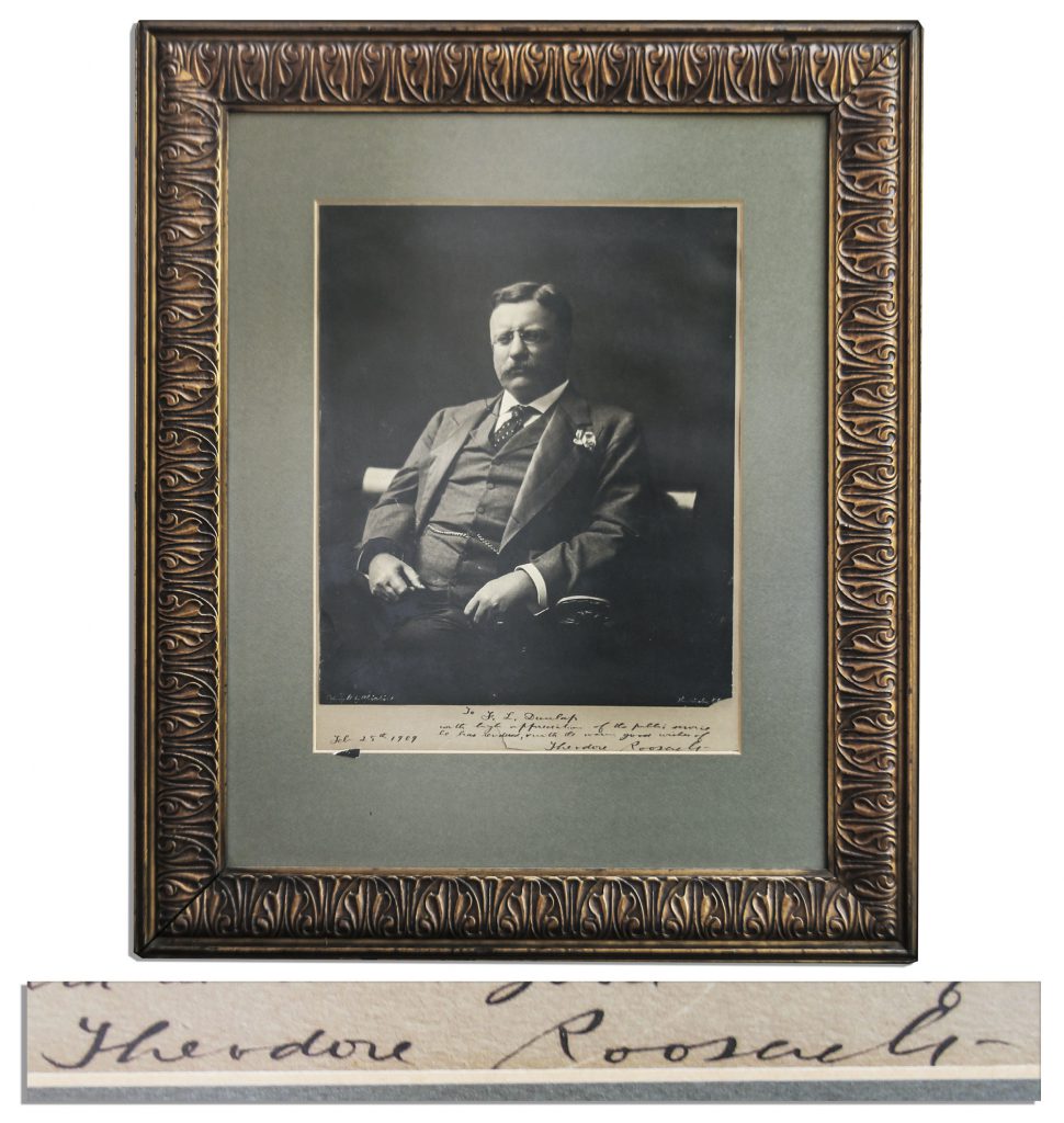 Theodore Roosevelt worn top hat