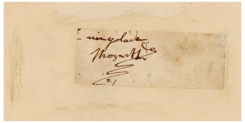 Franz Schubert signature