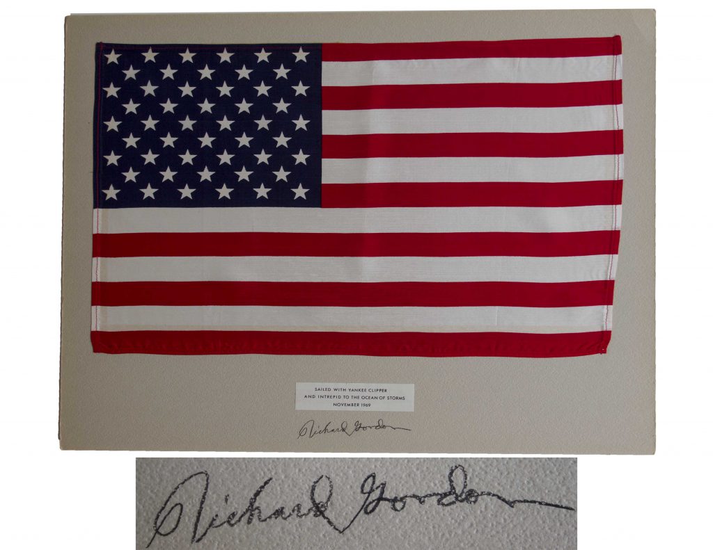 Apollo 12 flown flag