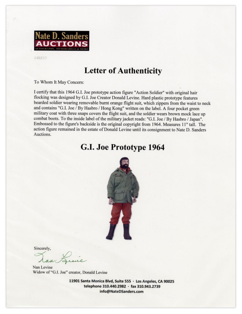 GI Joe action figure prototype