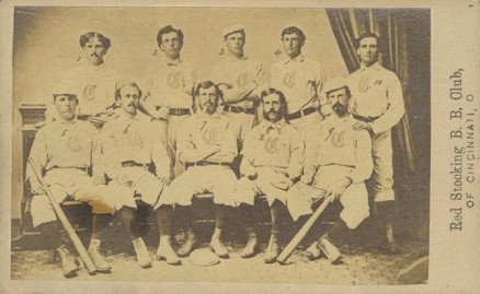 1869 Cincinnati Red Stocking BB Club CDV