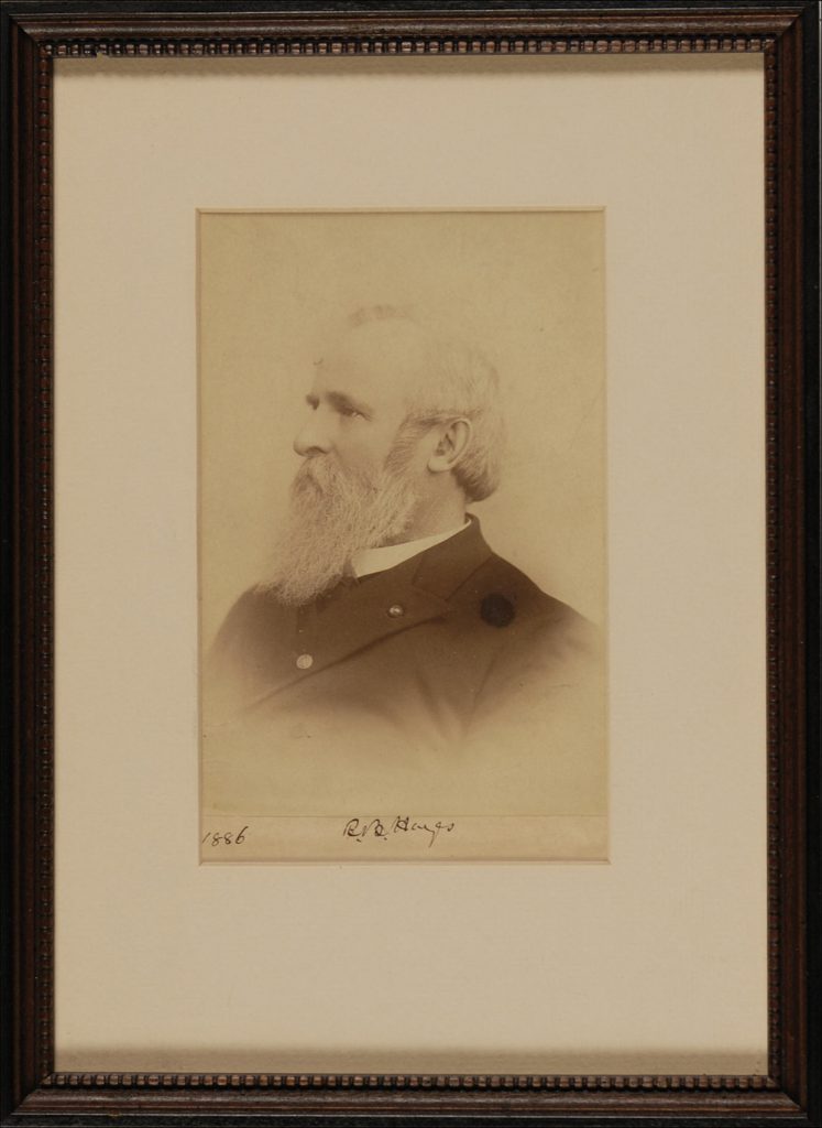 Rutherford B Hayes signed cabinet photo