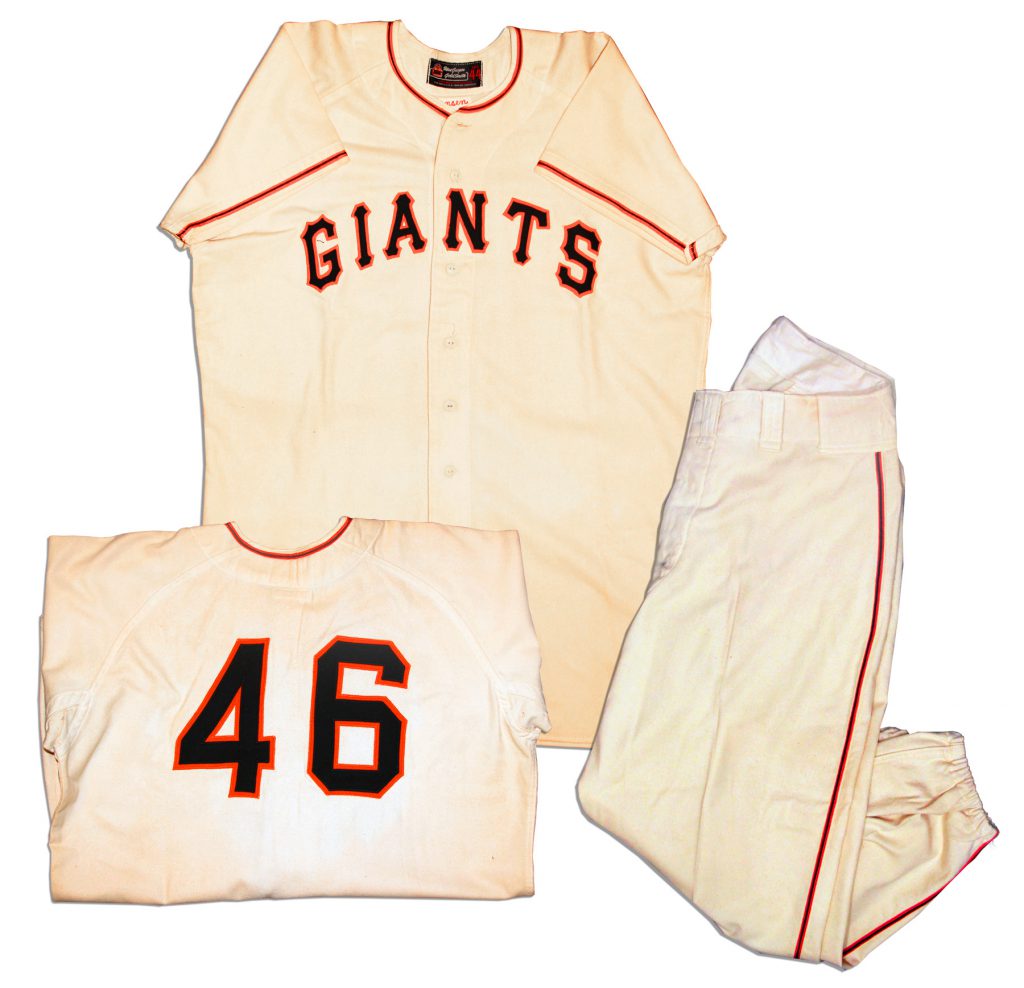 Willie Mays 1966 San Francisco Giants uniform pants
