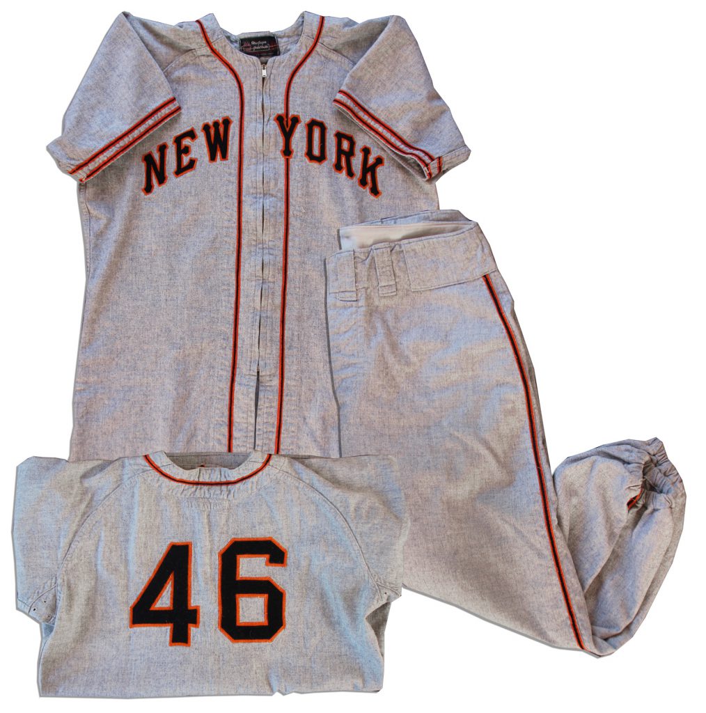 John McGraw Game Worn New York Giants Uniform