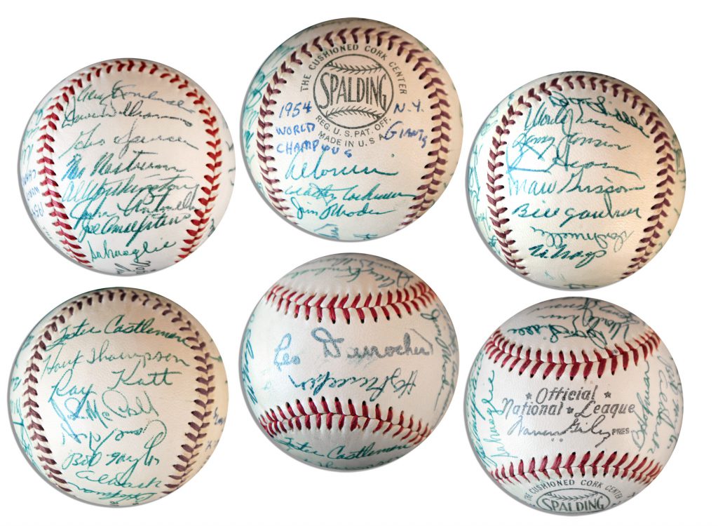 1950 New York Yankees baseball signed