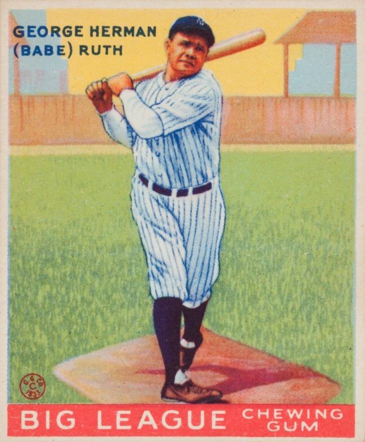 1933 Goudey Babe Ruth #144 PSA 7