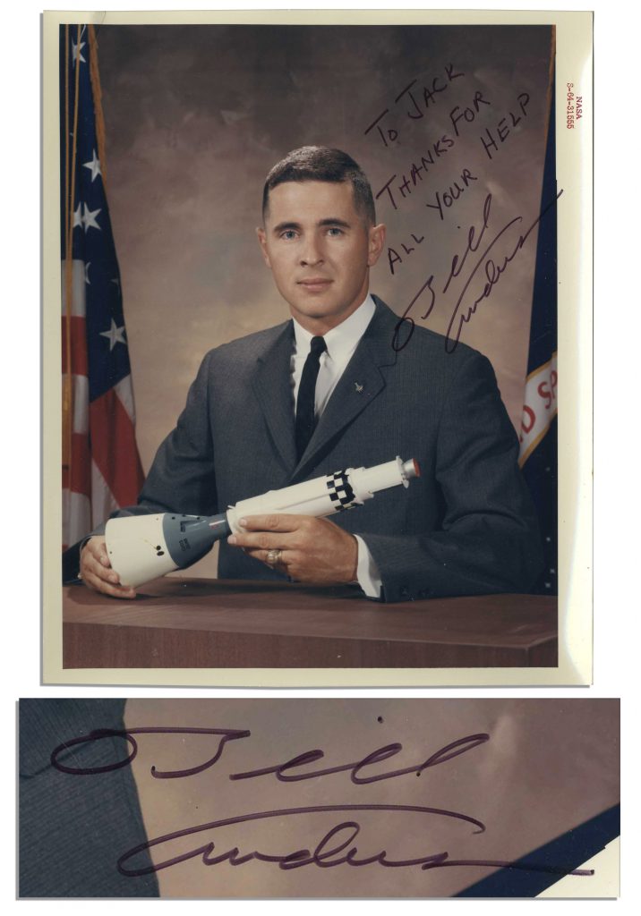 William Anders signed cover