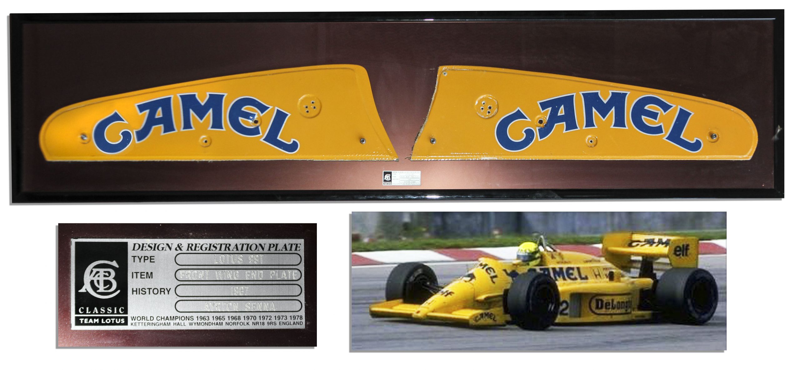 スポーツ選手 A.Senna F1 Replica Items Collector Book A.Senna F1 Replica Items Collector Book