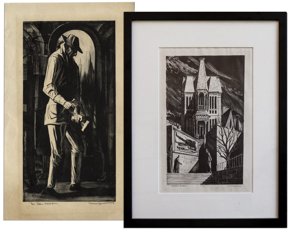 Ray Bradbury Ten Views of Moon 10 lithographs signed
