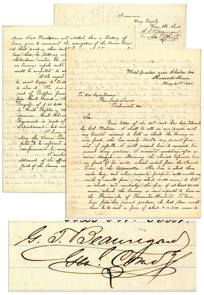 Fitzhugh Lee autograph