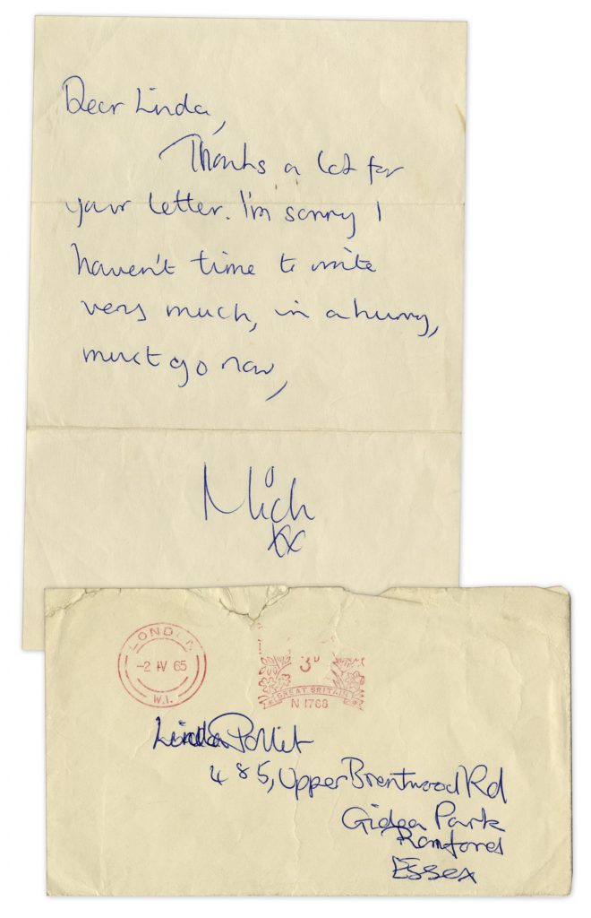 1965 Rolling Stones contract signed 