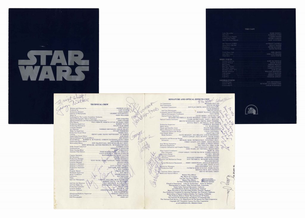 Star Wars autographs