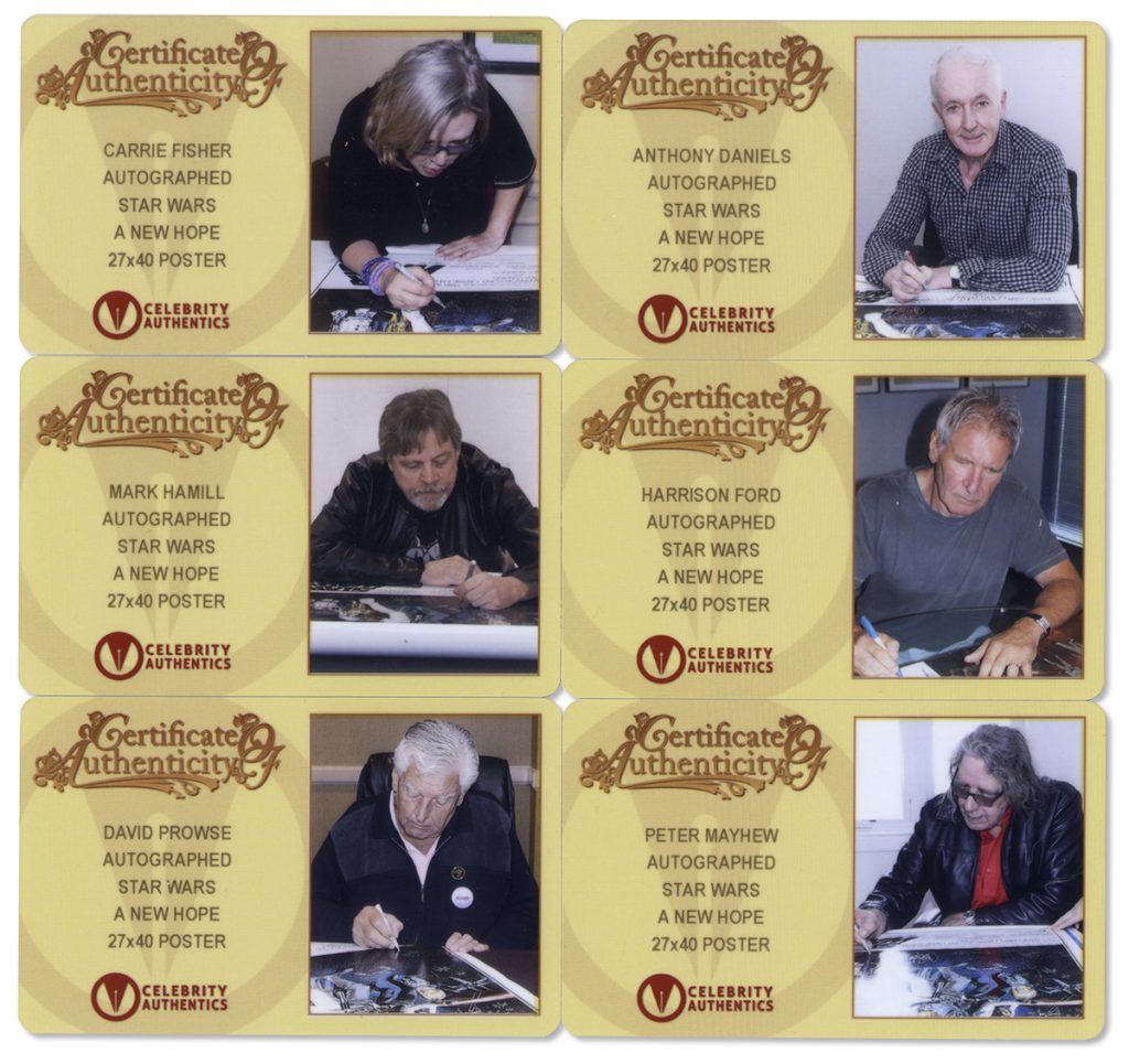 Star Wars autographs