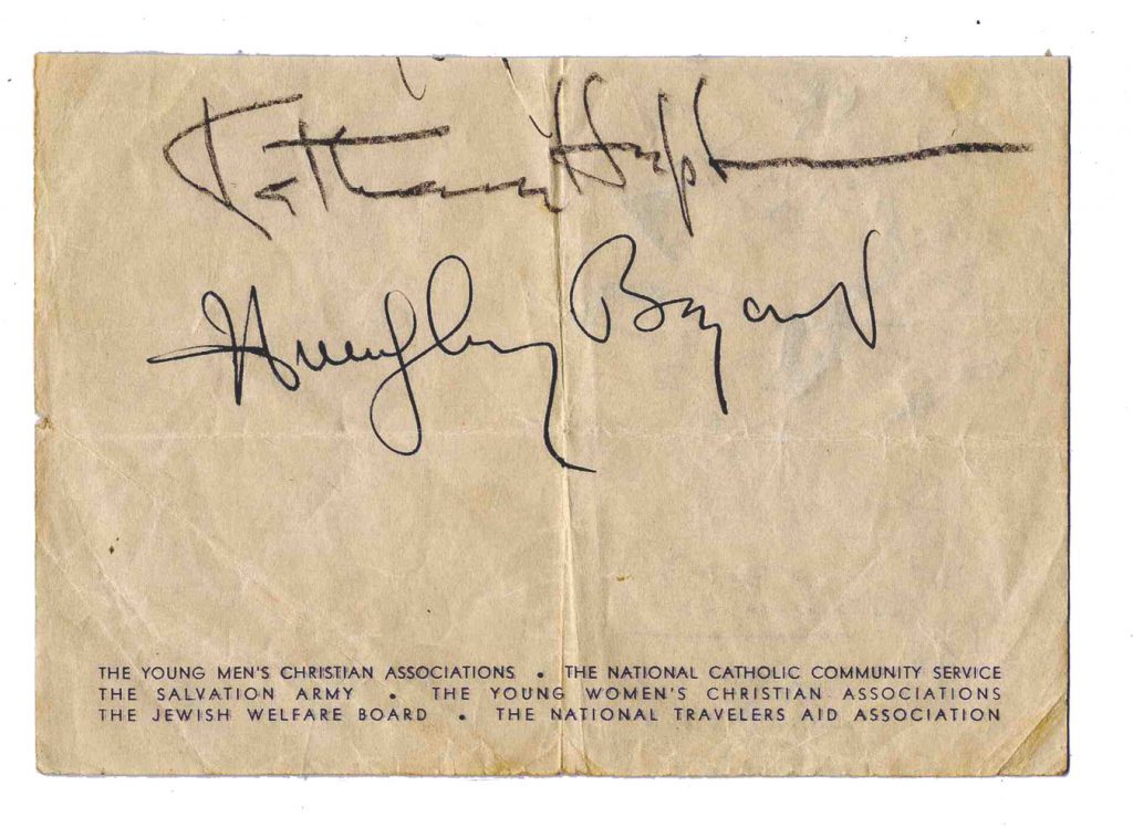 Humphrey Bogart Turkey Morgan Kid Galahad suit