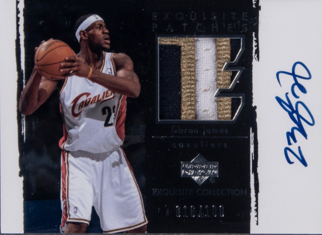  2003-04 Exquisite Collection Patches LeBron James 