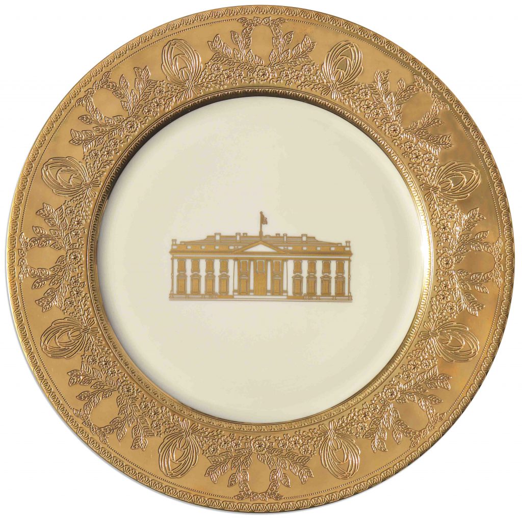 US Grant White House plate