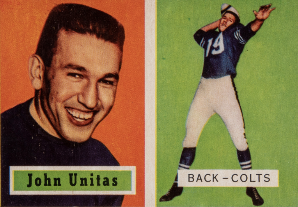 1957 Topps Johnny Unitas #138 PSA 8