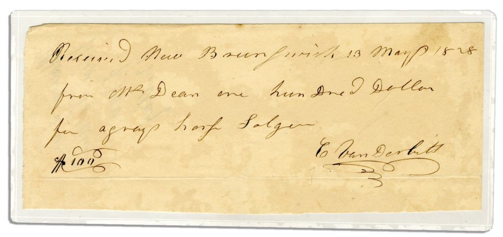 Asa Griggs Candler autograph