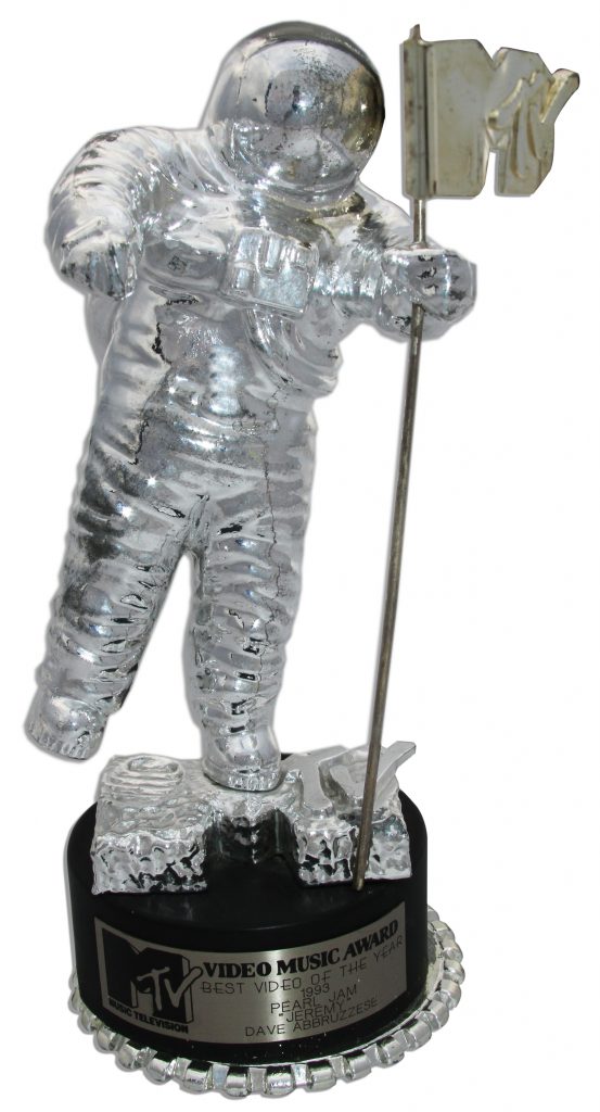 Pearl Jam MTV Moonman Video Music Award
