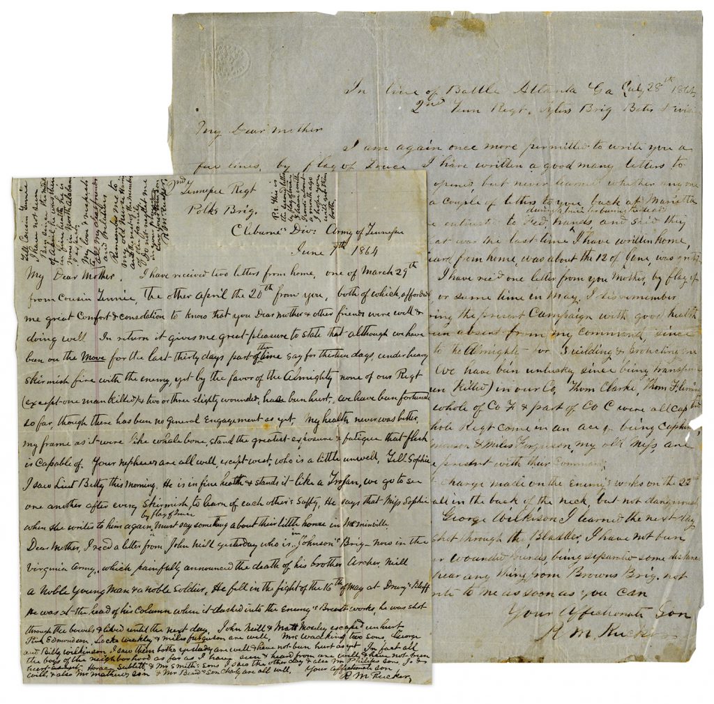 Tennessee Civil War letter