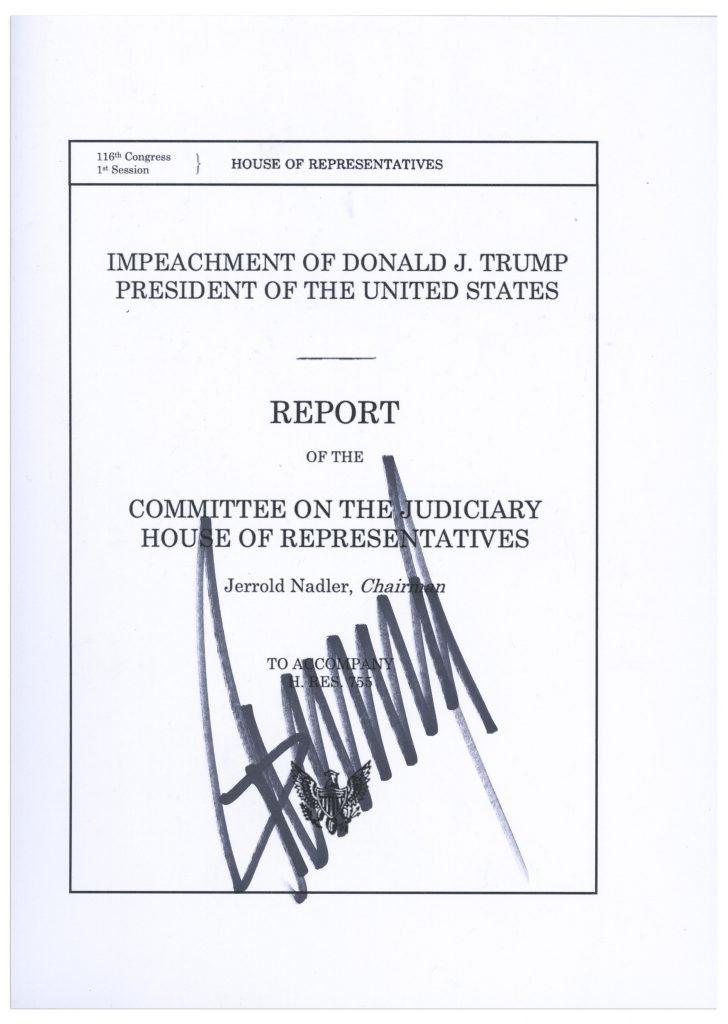 Donald Trump bill signing pen