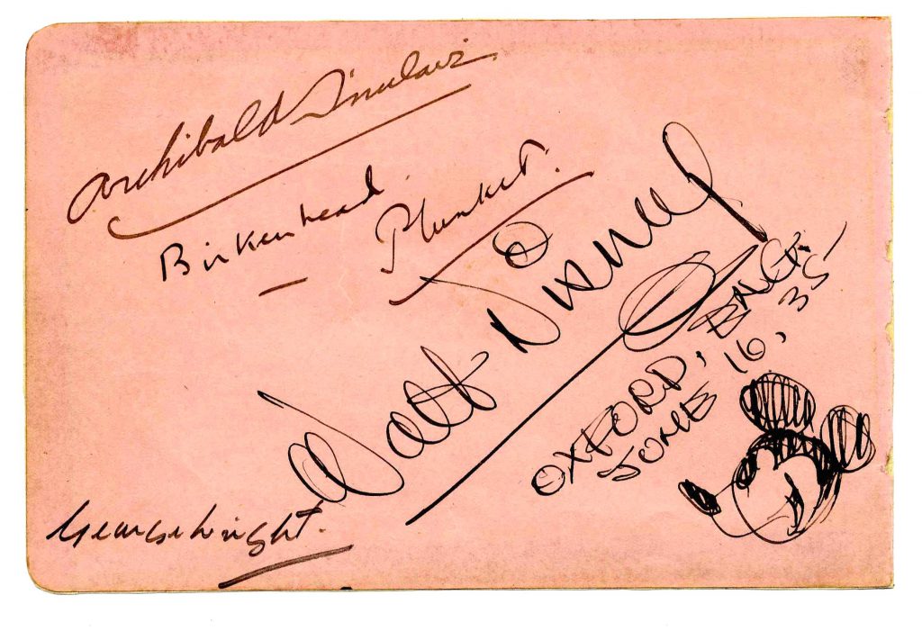  Walt Disney meeting minutes document signed