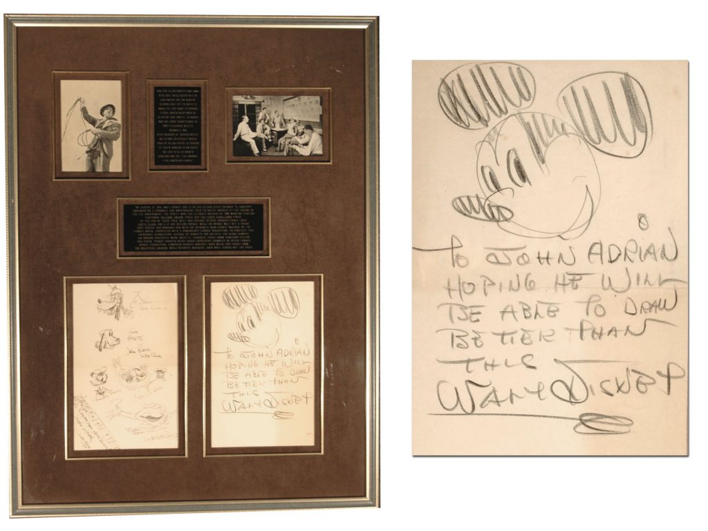 Walt Disney meeting minutes document signed