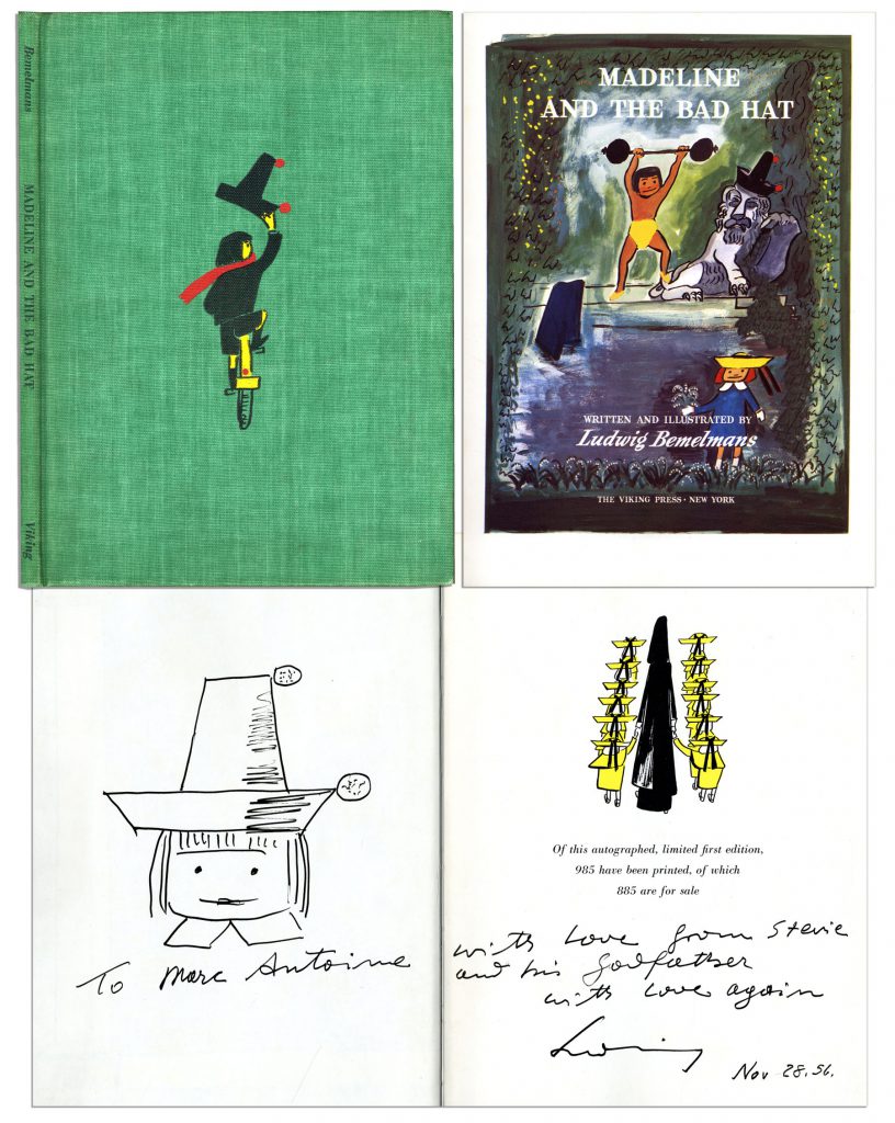 Ludwig Bemelmans Madeline Bad Hat drawing