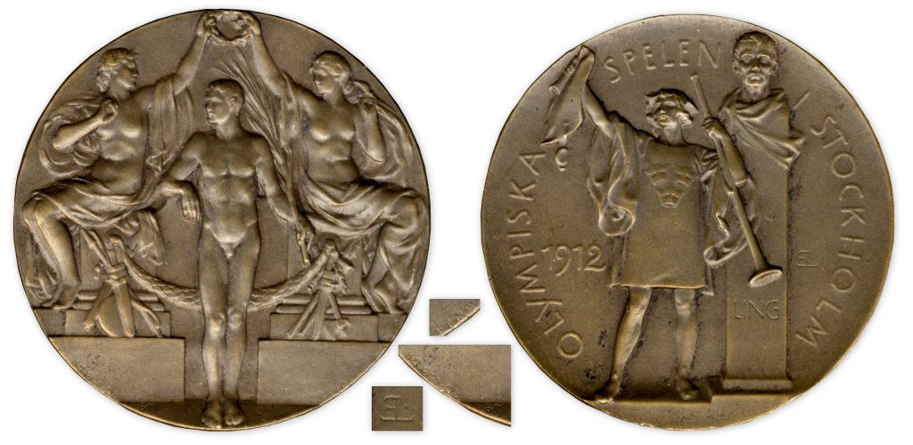 1912 Stockholm Summer Olympic Bronze medal