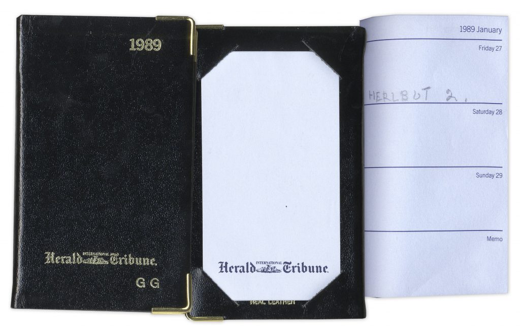 Greta Garbo used datebook