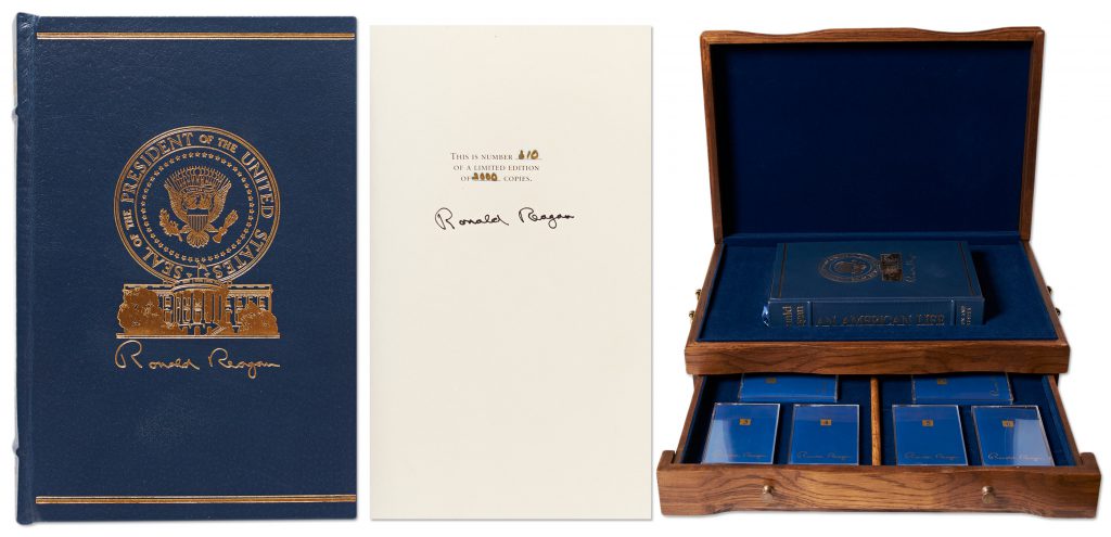 Ronald Reagan signed American Life limited edition