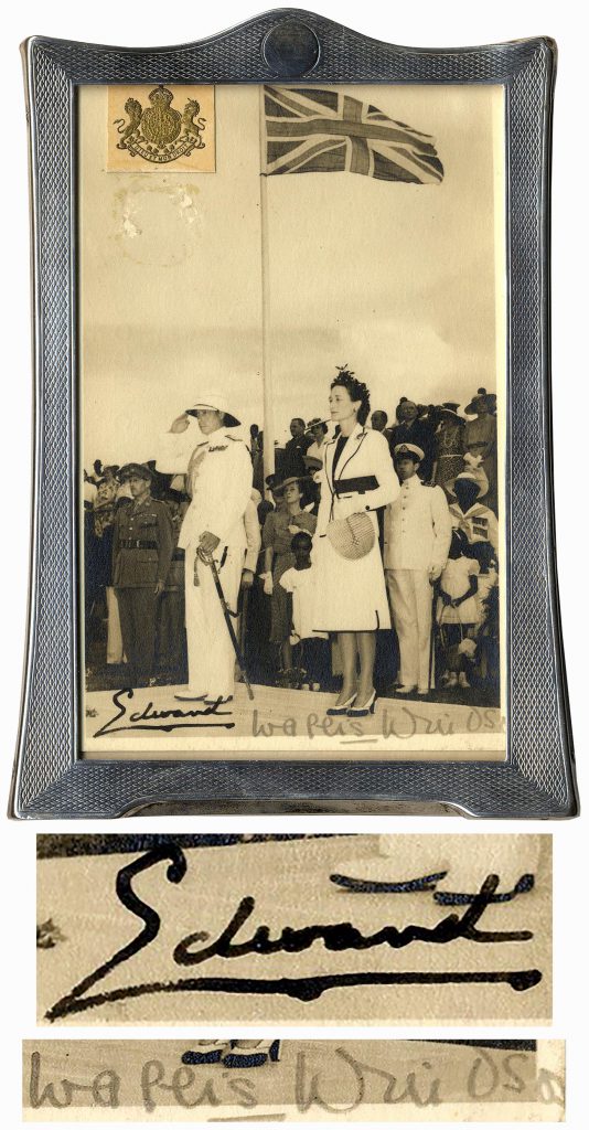 Duke Duchess Windsor signed photo