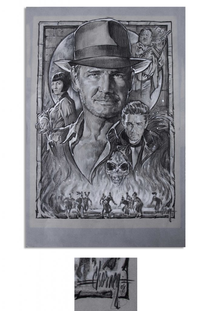  Indiana Jones Crystal Skull concept drawing