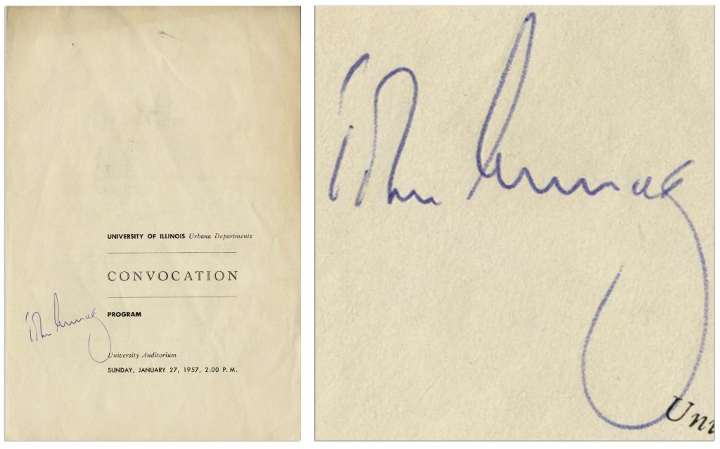 John F Kennedy signed program