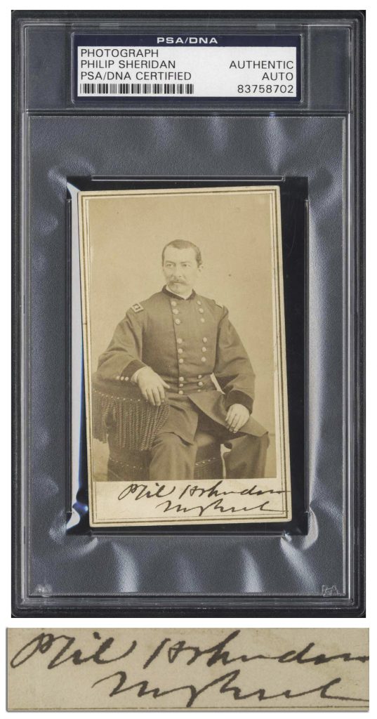  Philip Sheridan signed CDV 